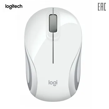 

Mouse Logitech 910-002735 Computer Peripherals wireless gaming mice mouses for a laptop PC M187 Mini Mouse White 1000dpi 2.4 GHz/USB