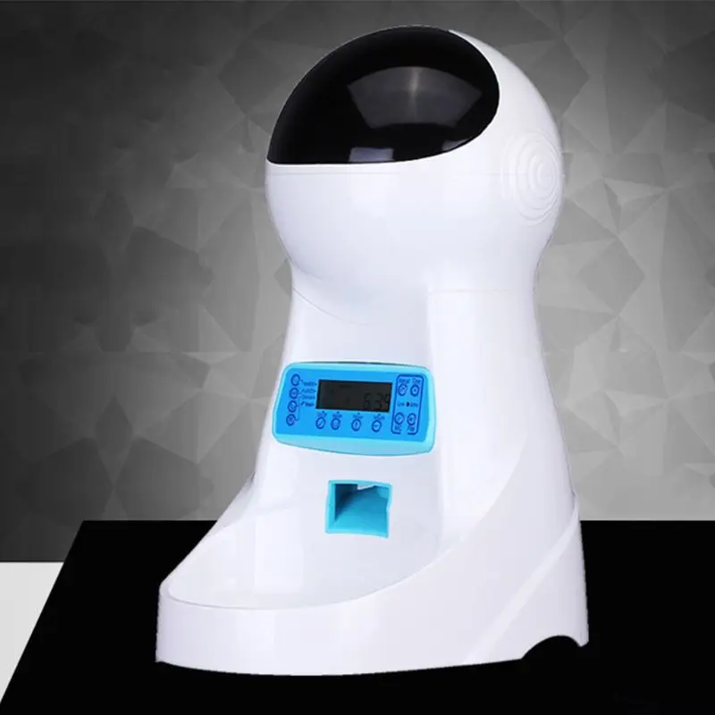 Automatic Cat Feeder Pet Food Dispenser for Medium and Large Dog Voice Recorder