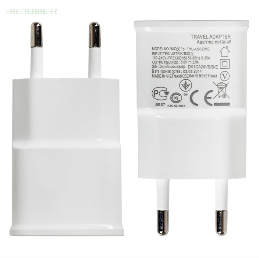 300pcs/lot 5V 1A 2A Single USB Interface Travel EU US Plug USB Wall Charger Adapter for Samsung S10 S9 Iphone XS 8 7 Cell Phone