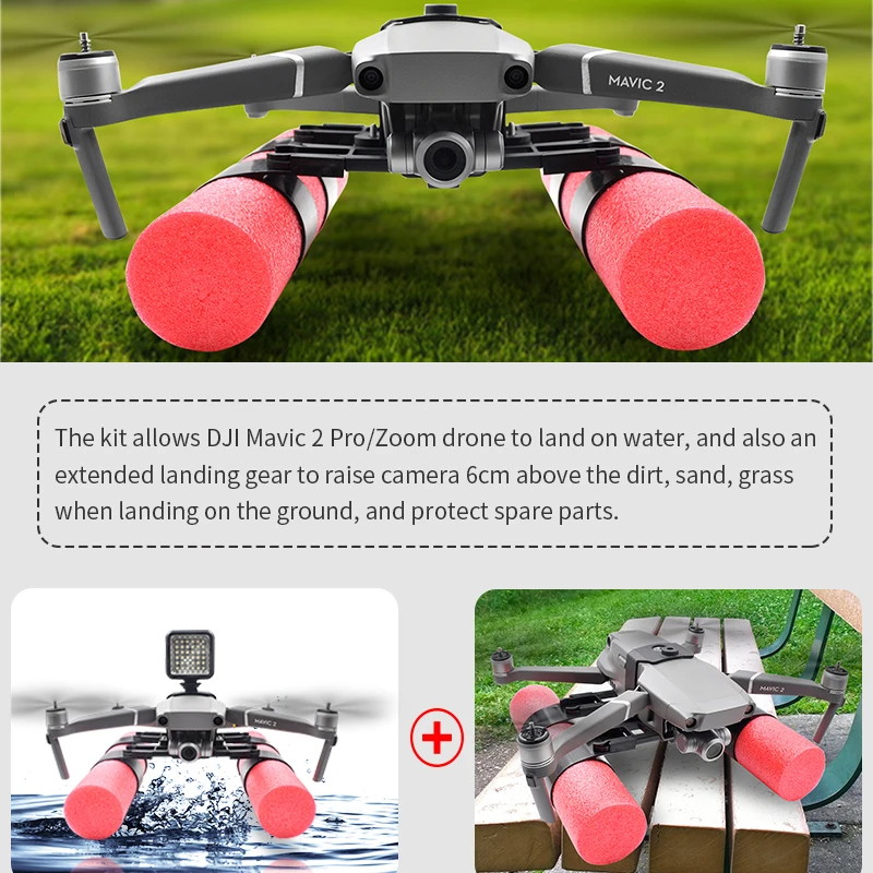 Mavic 2 Pro плавучий стержень защита полета кронштейн посадочная площадка для DJI Mavic 2 Pro/Zoom Drone аксессуары посадочный поплавок комплект