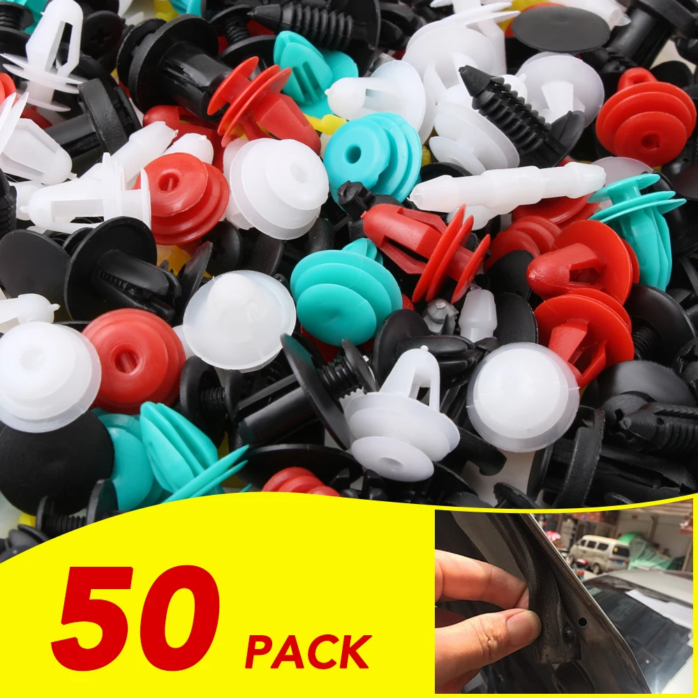 50 шт. универсальные смешанные зажимы для Chevrolet Cruze Aveo Lacetti Captiva Cruz Niva Spark Orlando Epica sail So