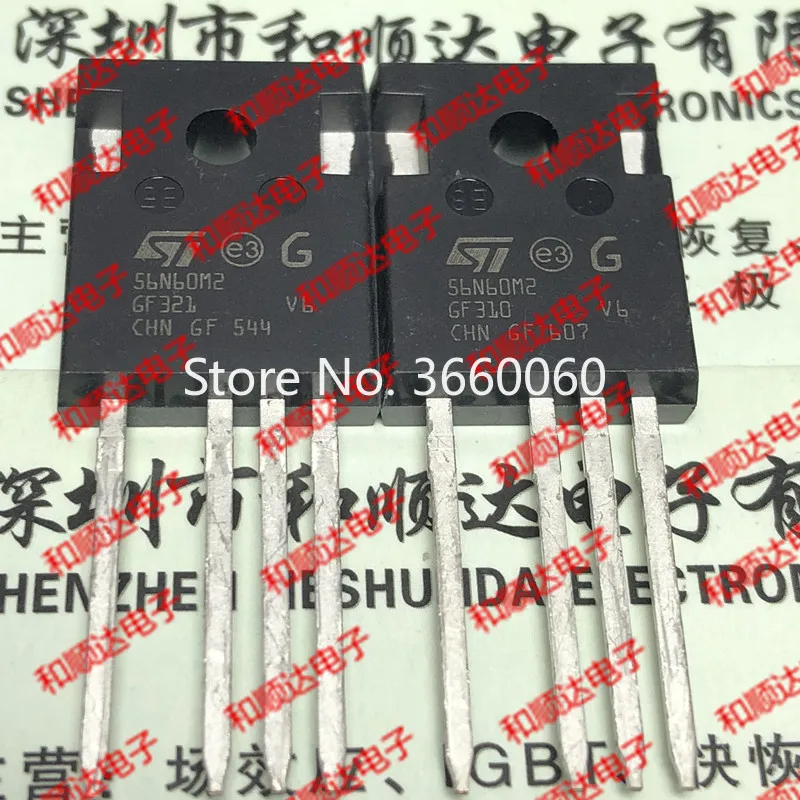 

5pcs/lot 56N60M2 STW56N60M2-4 TO-247