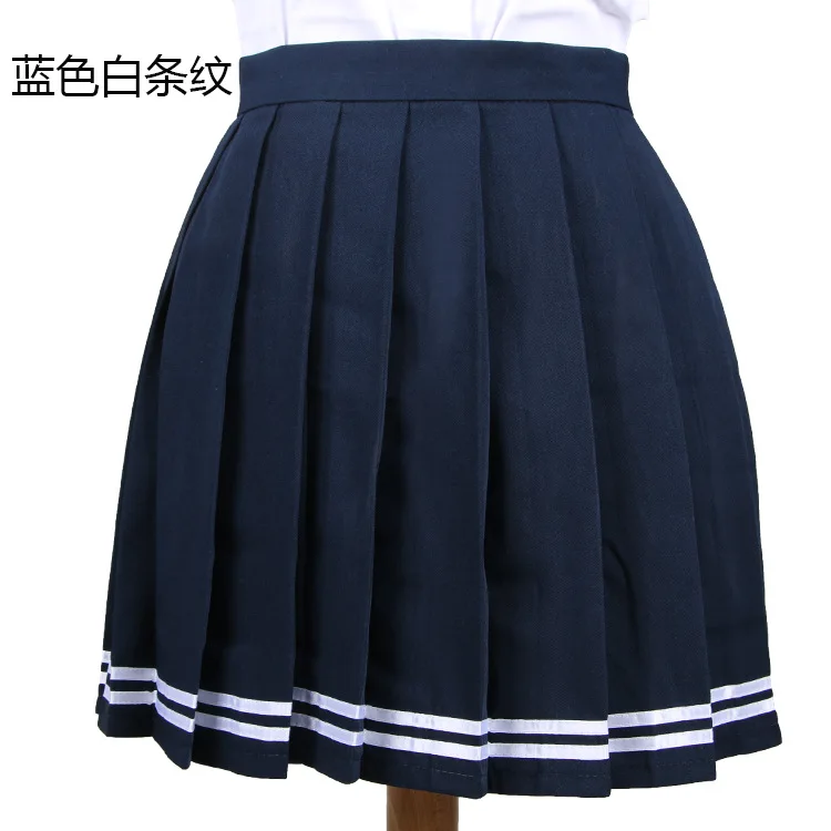 Школьные платья японская Корейская версия студентов Косплей Аниме плиссированная юбка Jk Униформа матросский костюм короткие юбки школьницы