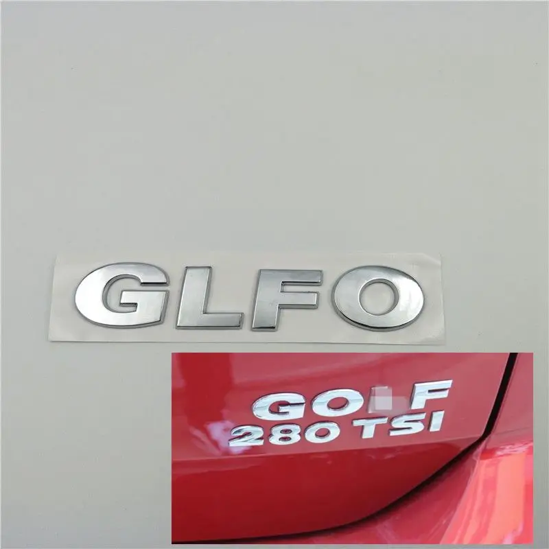 

Car Stickers and Decals For Volkswagen VW Golf MK6 MK7 TSI Emblem Rear Trunk Lid Tailgate Logo Letter insignia
