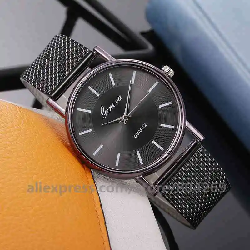 Винтажные часы-браслет из ПВХ, античный черный циферблат, женские наручные часы, кварцевые часы, Relojes Mujer