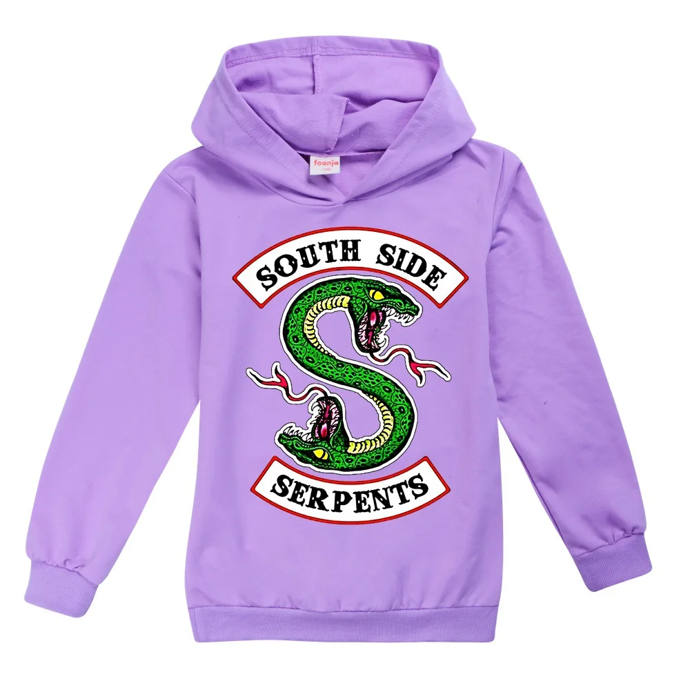 "South Side serpents" принт свитеры с капюшоном для маленьких мальчиков спортивная одежда, куртки, детская одежда для маленьких девочек свитера для детей; футболки - Цвет: 019