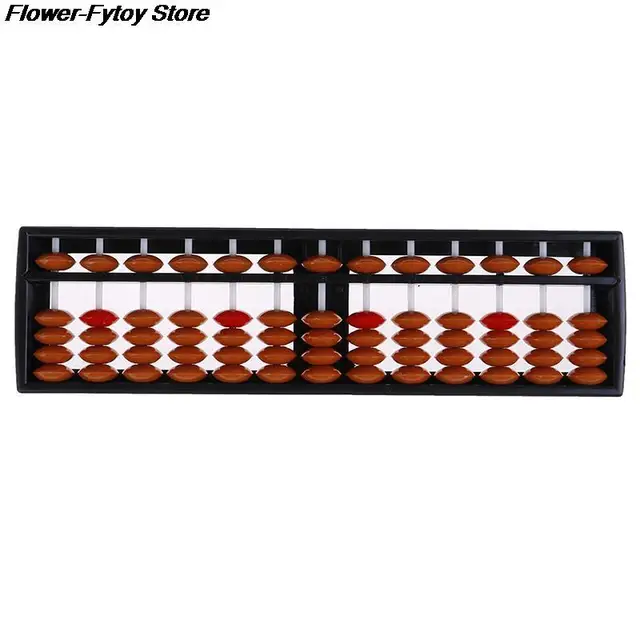 Traditional 17 Digits Abacus Math Business Chinese Abacus Educational Toys  Soroban Beads Column Kid School Learning Aids Tool 6