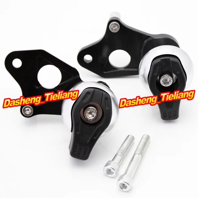 

For Suzuki GSXR 600 750 2006-2010 K6 Frame Sliders Crash Pads Protector, Motorcycle Spare Part, Silver Color
