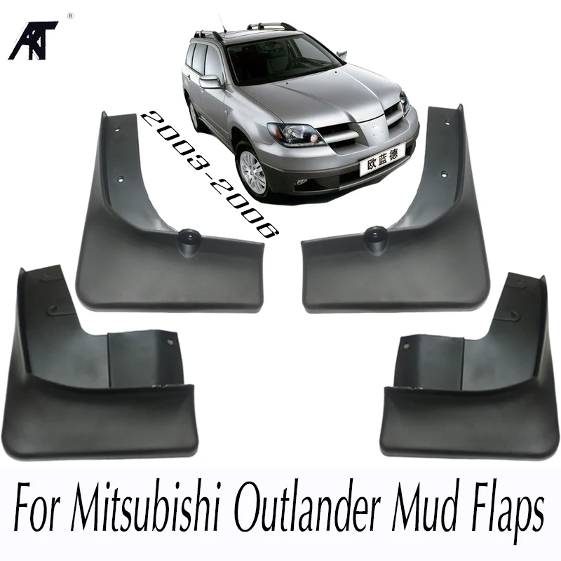 

Mud Flap For Mitsubishi Outlander 2003 2004 2005 2006 Front Rear Molded Car Mud Flaps Mudflaps Splash Guards Mudguards Fender