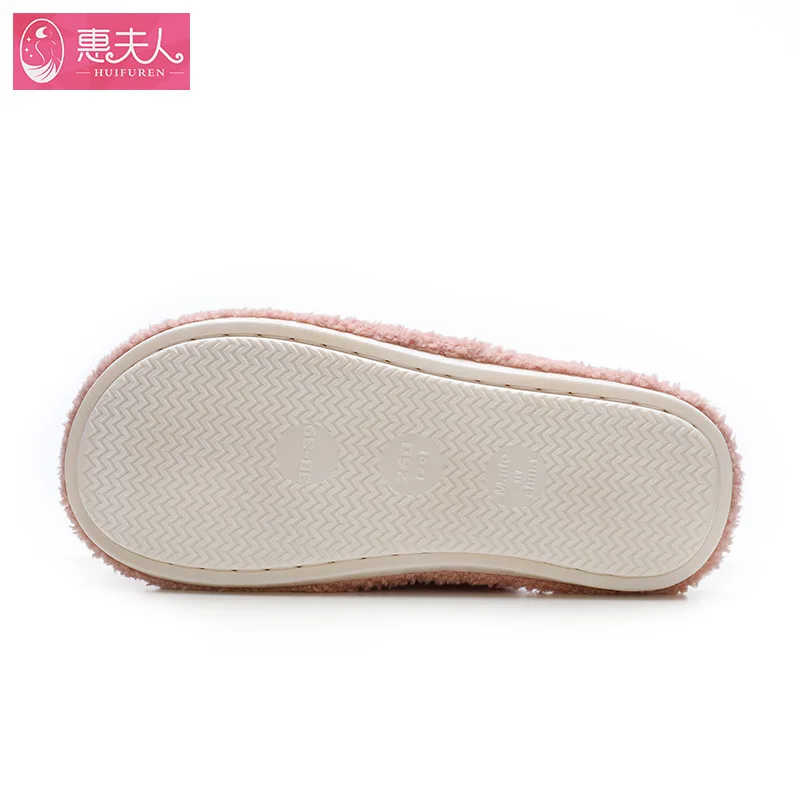New Cotton Slippers Non-slip Couple Lovely Warm Cotton Mop That Occupy with 2023 Indoor Four Seasons Floor Female of The Winter