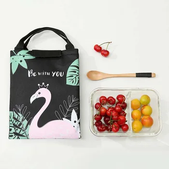

LIXUNF Portable Lunch Bag Thermal Insulated Lunch Box Tote Cooler Handbag Bento Pouch Dinner Container School Food Storage Bags