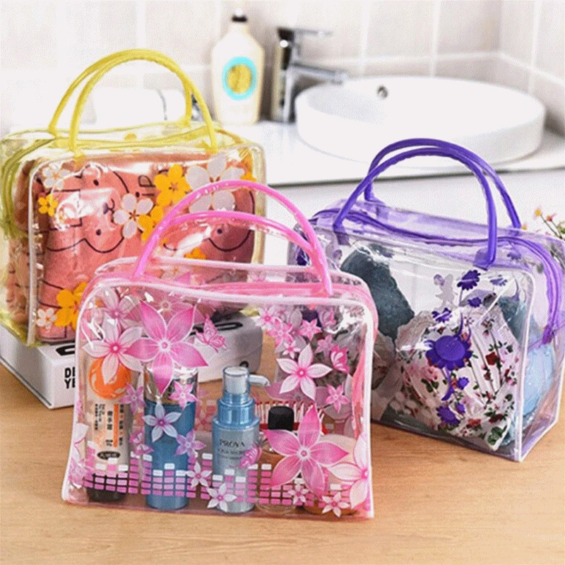 

PVC Waterproof Summer Swim Bag Swimsuit Organizer Underwear Bra Packing For Travel Makeup Organizer Cosmetic Cloth Storage Box