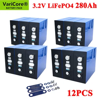 

12x VariCore 3.2V 280Ah lifepo4 battery DIY 12V 280AH Rechargeable battery pack for Electric car RV Solar Energy storage system