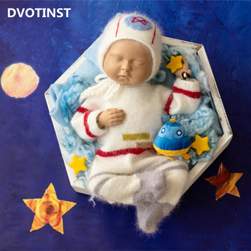 dvotinst-newborn-baby-boys-photography-props-soft-wool-knit-space-astronaut-outfits-bonnet-clothes-fotografia-studio-photo-props