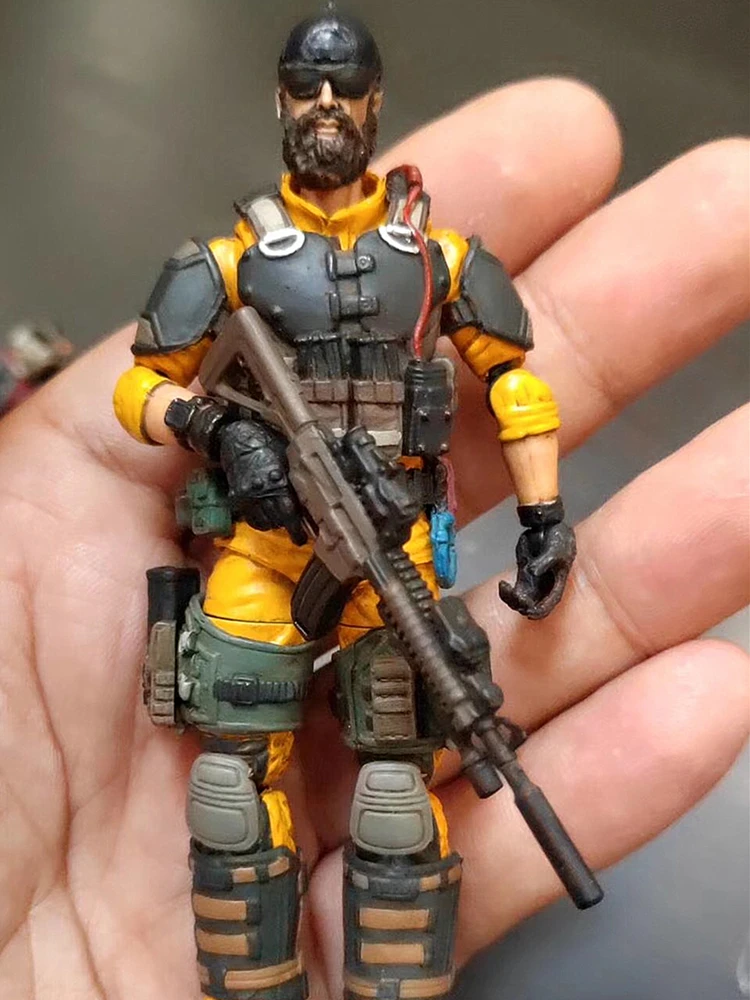 JOYTOY 1/18 фигурка солдата США ПВХ Неокрашенная и в разобранном виде модель комплект - Цвет: RD11801HC-Y