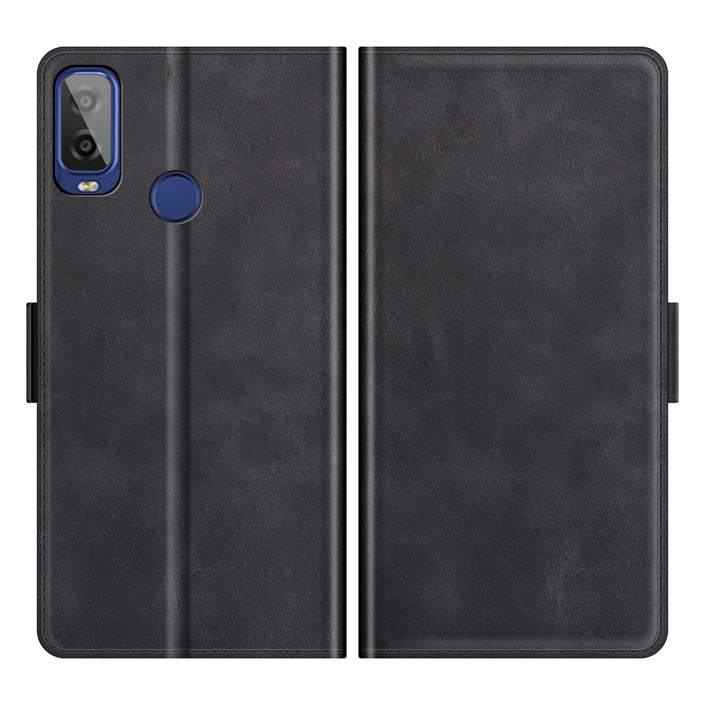 Case For Alcatel 1L 2021 Leather Wallet Flip Cover Vintage Magnet Phone Case For Alcatel 1L 2021 Coque 6