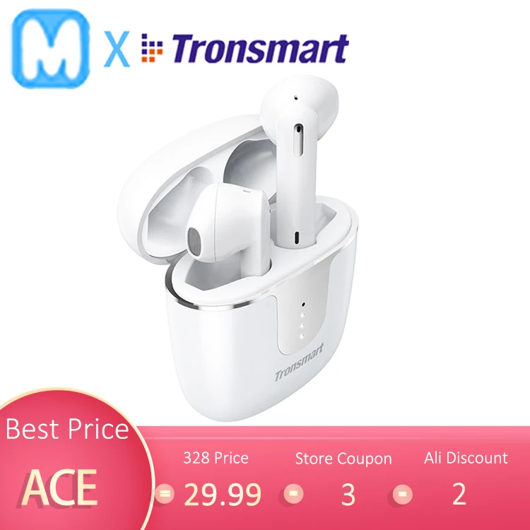 Оригинальный Tronsmart оникс Ace наушники вкладыши TWS Bluetooth 5 0 withQualcomm чип aptX
