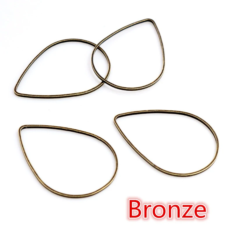 Colors Plated Drop Copper Ring for Earrings 4