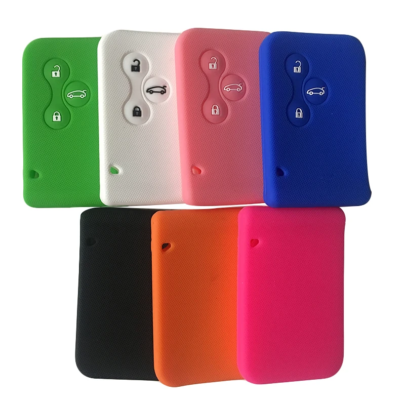 Для Renault сценический ключ чехол силиконовый для Renault Megane Kangoo 3 4 Master Tarjeta Coche Автомобильный ключ чехол для ключей Funda Llave