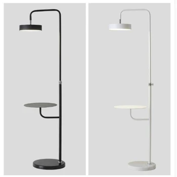 

Luxury sofa living room vertical desk lamp with rack