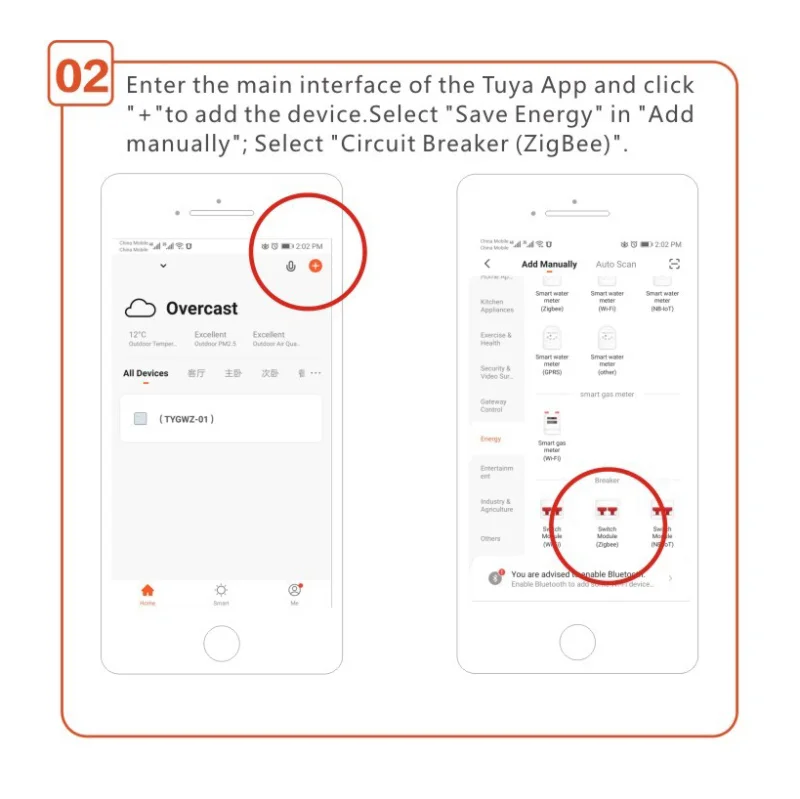 380v interruptor de ar zigbee3.0 controle de