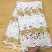 Швейцарская кружевная ткань высокое качество вышивка Африканская Хлопковая ткань швейцарская вуаль кружева в швейцарском популярном дубайском стиле