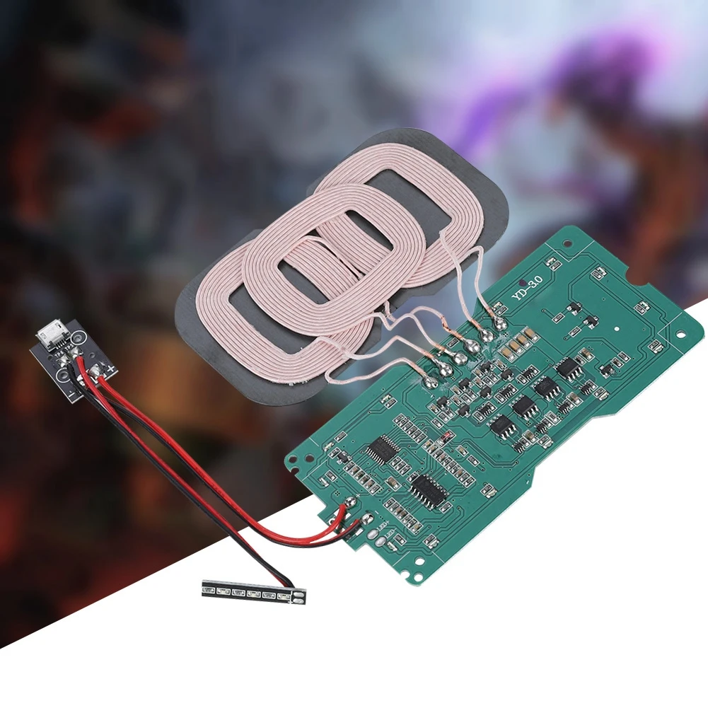 SOONHUA DIY QI Стандартный 3 катушки зарядки передатчик печатная плата модуля катушки зарядное устройство Беспроводное зарядное устройство передатчик модули