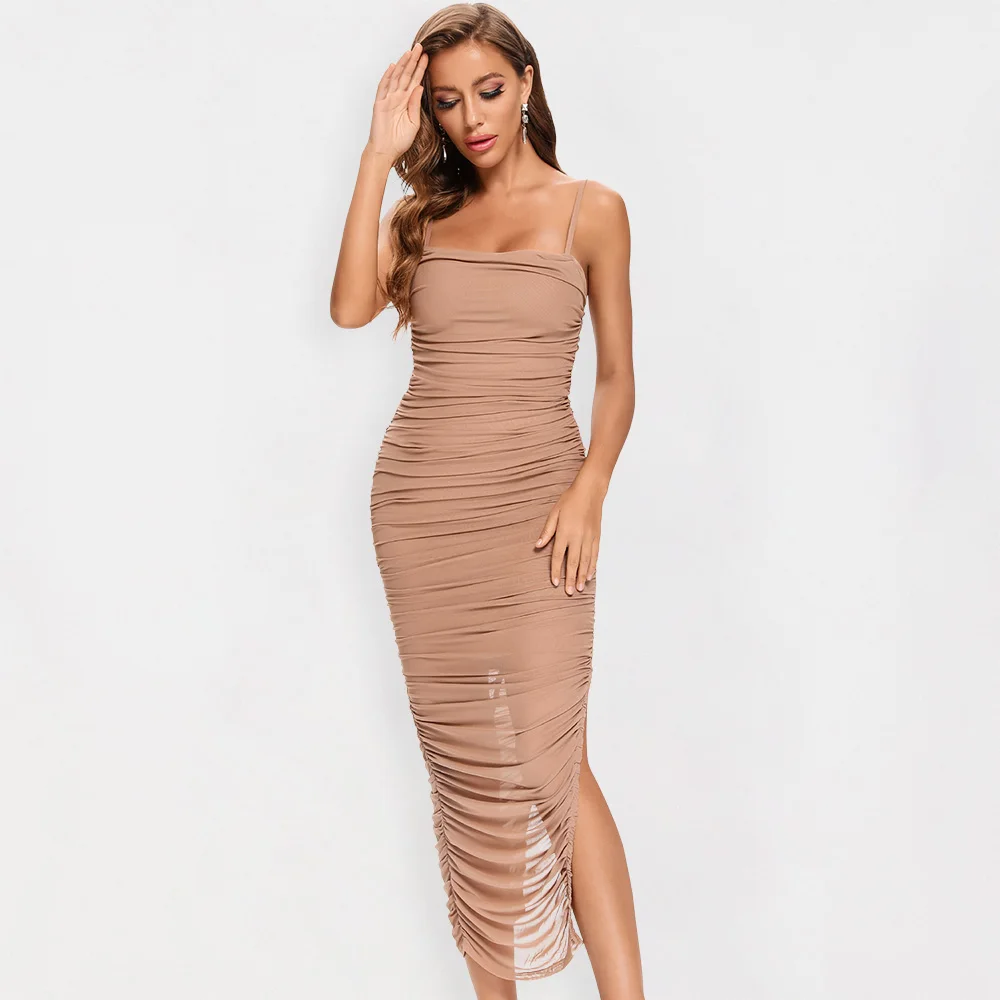 mesh maxi dress uk