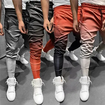 

Men Long Casual Sport Pants Gym Slim Fit Trousers Running Joggers Gym Sweatpants