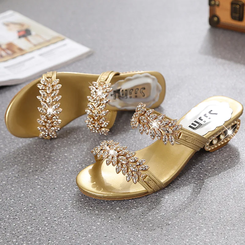

2020 Women Summer Sandals Flower Slippers Flat Platform Woman Slides Plus Size Beach Sandals Fashion Women Outdoor Ladies Shoes