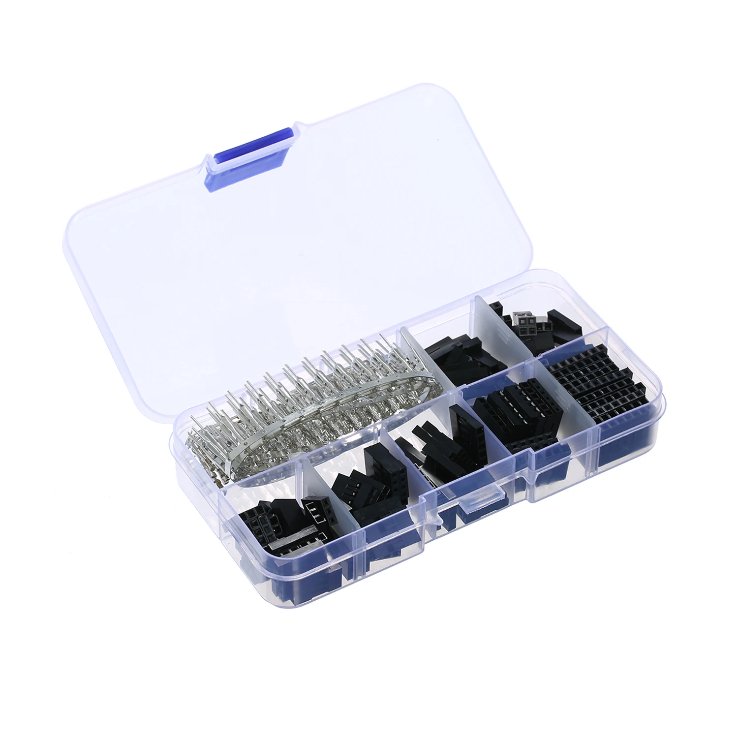 

310Pcs/set 2.54mm Male+Female Dupont Wire Jumper Line Cable 1/2/3/4/5/6/8 Pin Header Connector Housing Electronic DIY Kit