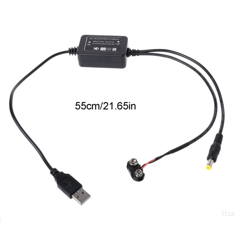 9 в батарея Eliminator USB 5 в Boost до 9 в кабель для мультиметра микрофона роутера