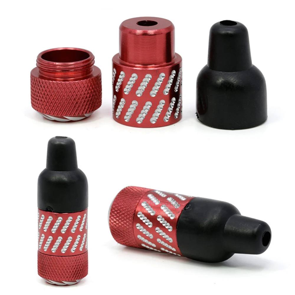 100 шт./лот оптовая продажа металлическая трубка в форме пули аксессуары для