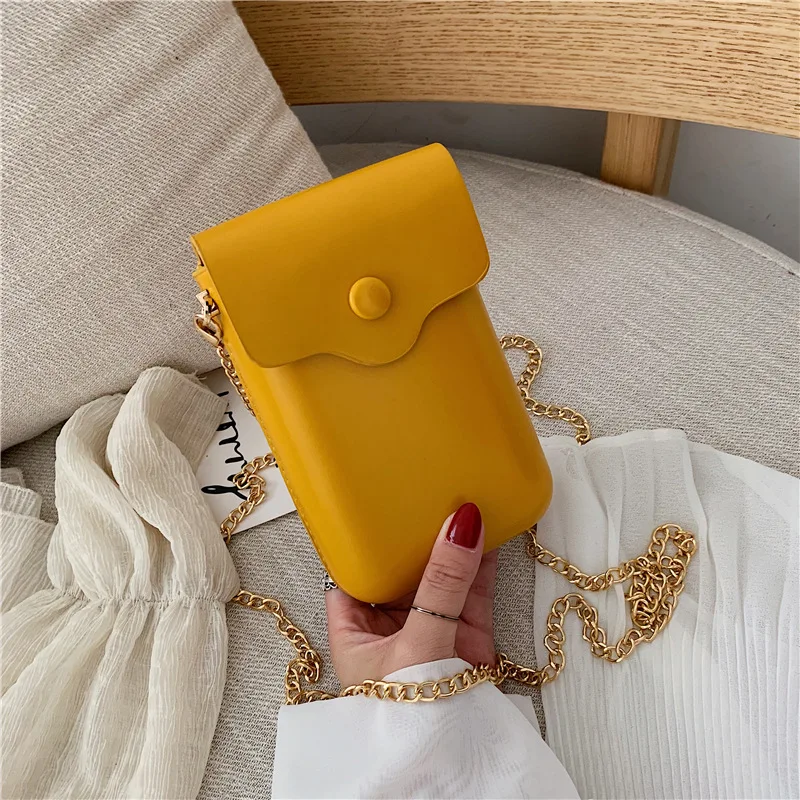 

JIULIN Summer on the new lady bags simple chain slanting bag leisure shopping girl mini-mobile bag
