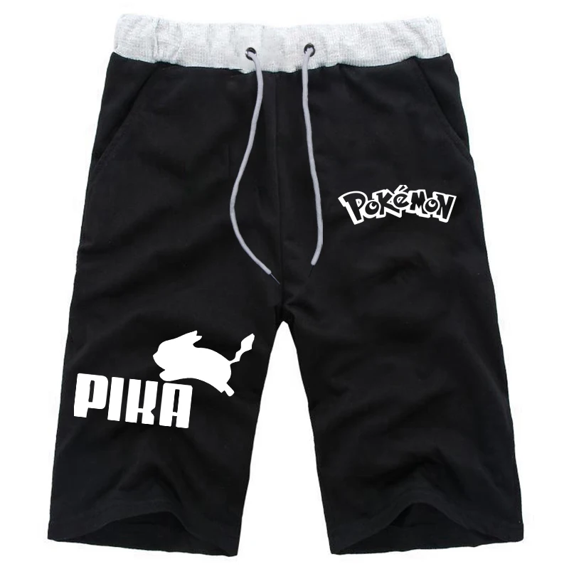 10 Pokemon Short Pants Students Sports Summer Breathable Pants Cotton Jogger Jogging Short Pants High Quality Gym Trousers - Цвет: 10