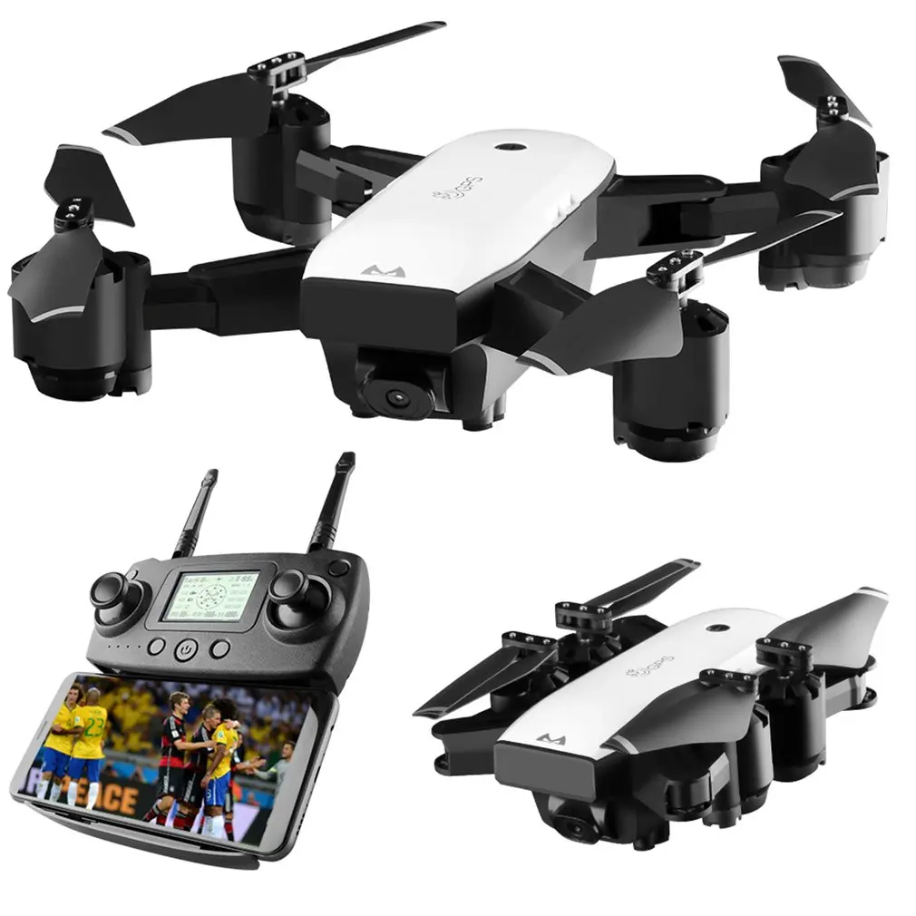SMRC S20 6 осей гироскопа FPV Дрон портативный Радиоуправляемый квадрокоптер с 720P камерой складной RC вертолет портативная модель RC