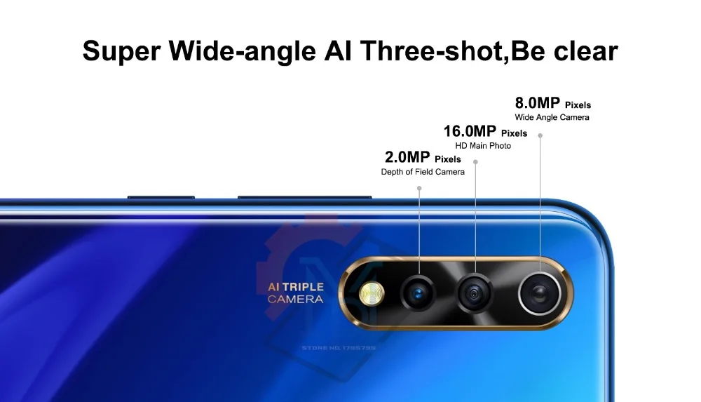 Vivo Y7S мобильный телефон 6,3" супер AMOLED экран 6 ГБ ОЗУ 128 ПЗУ Helio P65 Android 9,0 4500 мАч смартфон с отпечатком пальца