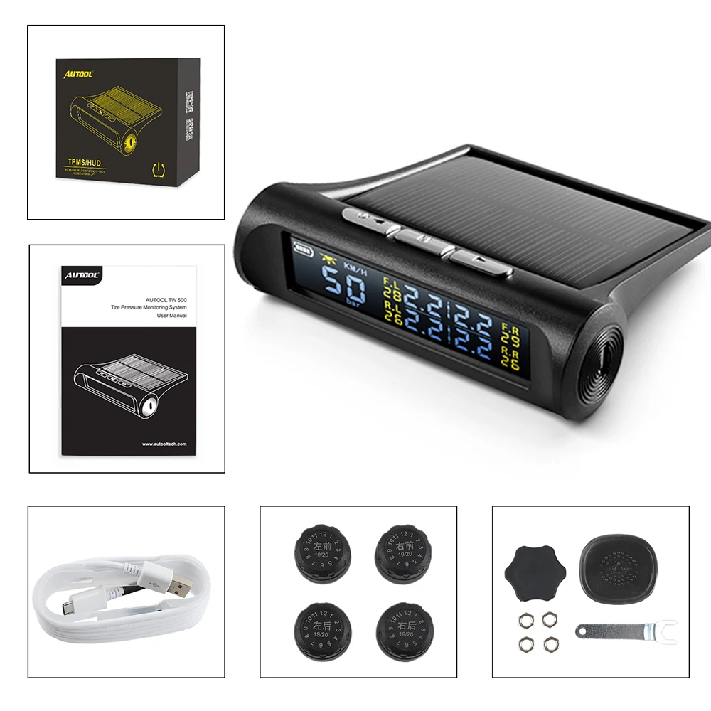 Universal GPS Speedometer Auto Tire pressure Sensor Tpms On-board computer Hud 2 in 1 Headup Display Solar Energy Car Electronic Universal GPS Speedometer Auto Tire pressure Sensor Tpms On-board computer Hud 2 in 1 Headup Display Solar Energy Car Electronic