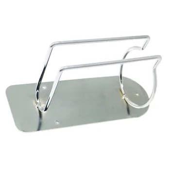 

Stainless Steel Hair Clipper Storage Rack Electric Clipper Wall-Mounted Storage Holder for Barber Shop Home Salon (Silver)