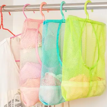 

Clothes 3 Colors Bathroom Accessories Interior Removable Storage Net Mesh Multipurpose Mesh Backseat Organizers Hanging Bag M9I2