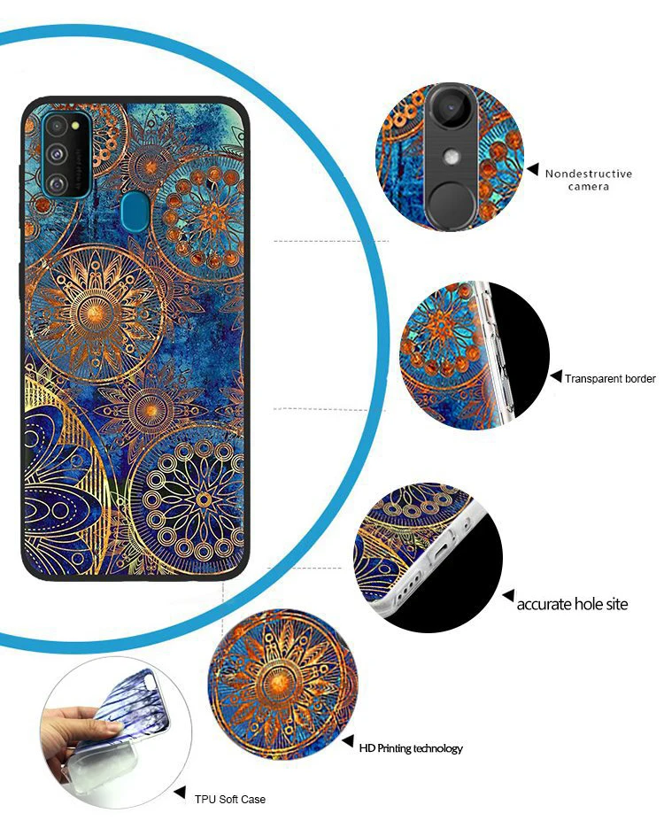 Для samsung M30S чехол 6,4 ''силиконовый черный мягкий ТПУ чехол для телефона с принтом для samsung Galaxy M30S задняя крышка m30s M 30S Coque