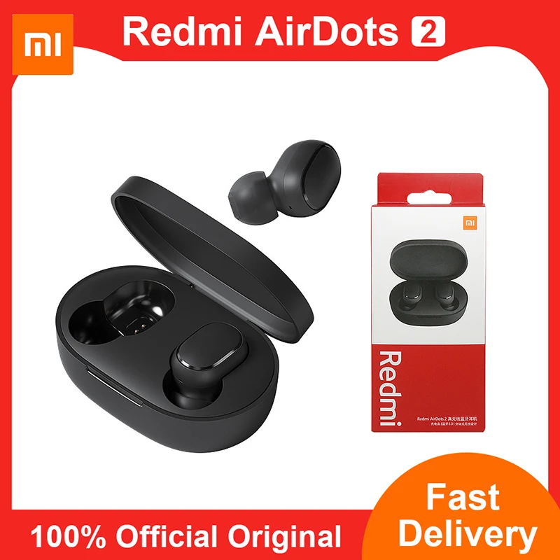 Беспроводные наушники Xiaomi Redmi Airdots 2 TWS с управлением через Bluetooth | Электроника