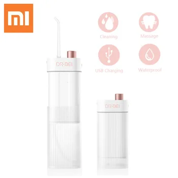 

Xiaomi Portable Dental Water Flosser Oral Irrigator Rechargeable Waterproof Teeth Mouth Cleaner Electric Water Toothpick Cleaner