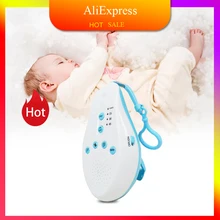 Sonno del bambino rumore bianco macchina Succhietti Registrazione Del Suono del Sensore di Voce con 8 Suono Rilassante Auto-off Timer Baby monitor