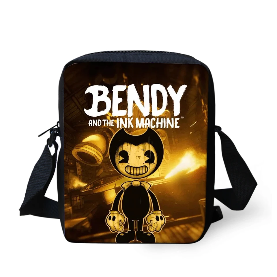 HaoYun женские сумки мессенджеры Bendy and the Ink Machine Детские Наплечные с рисунком