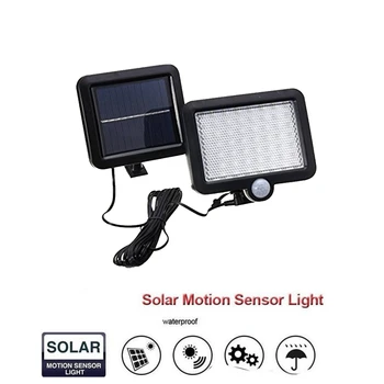 

Waterproof Super Bright 56/30 LED Motion Sensor Solar Light With Mounting Pole Power Lamp Lights For Outdoor Wall Yard split mou