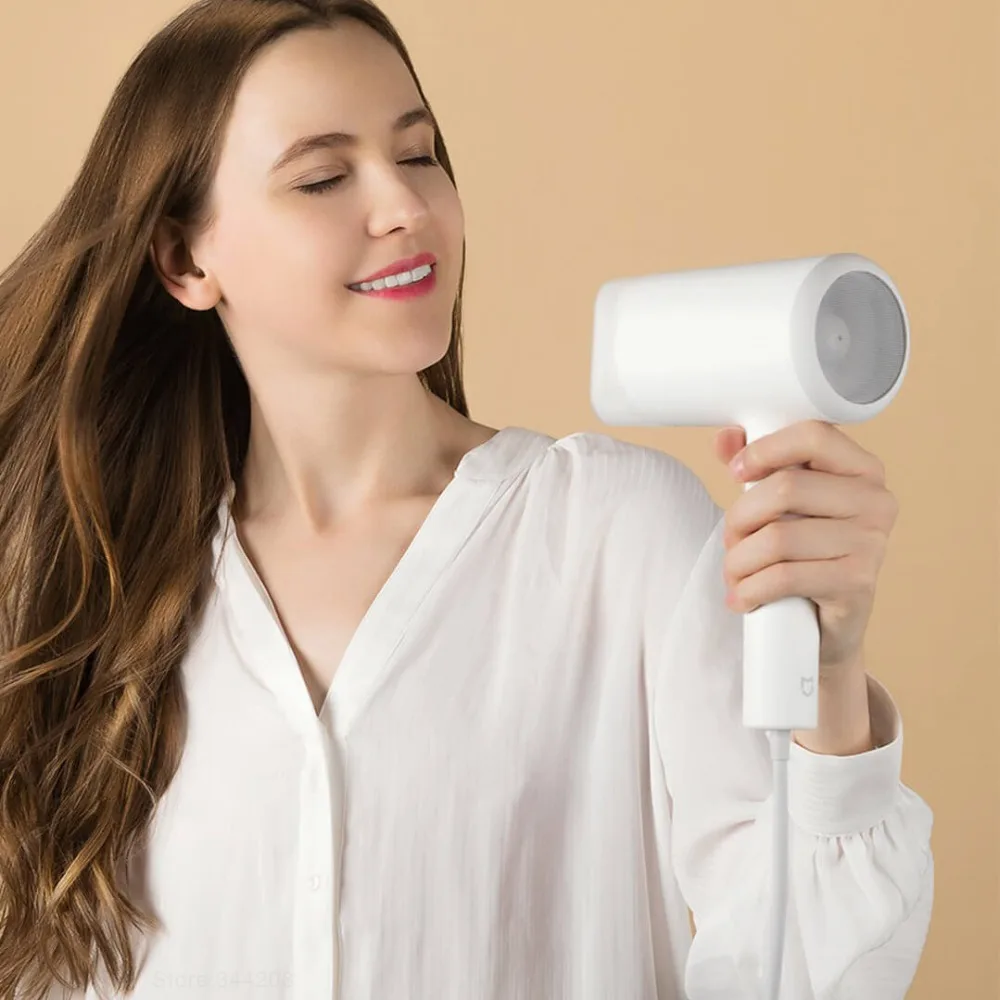 Secador de Cabelo Protege o Cabelo com Água Xiaomi Mijia Anion Inteligente Controle Temperatura Ionic Secagem Rápida Portátil Difusor Ntc