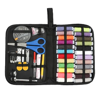 

88Pcs Portable Travel Sewing Kit Needle Threader Sewing Box Knitting Stitching Embroidery Craft Sewing Tools Sewing Set