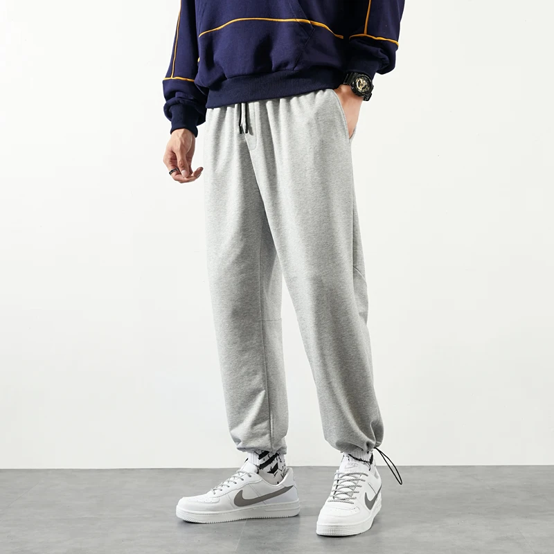 

Sport Striped Baggy Pockets Trousers Pencil Pants Cargo Pants Men Streetwear Style Men Sweatpants Casual Loose Elastic Joggings