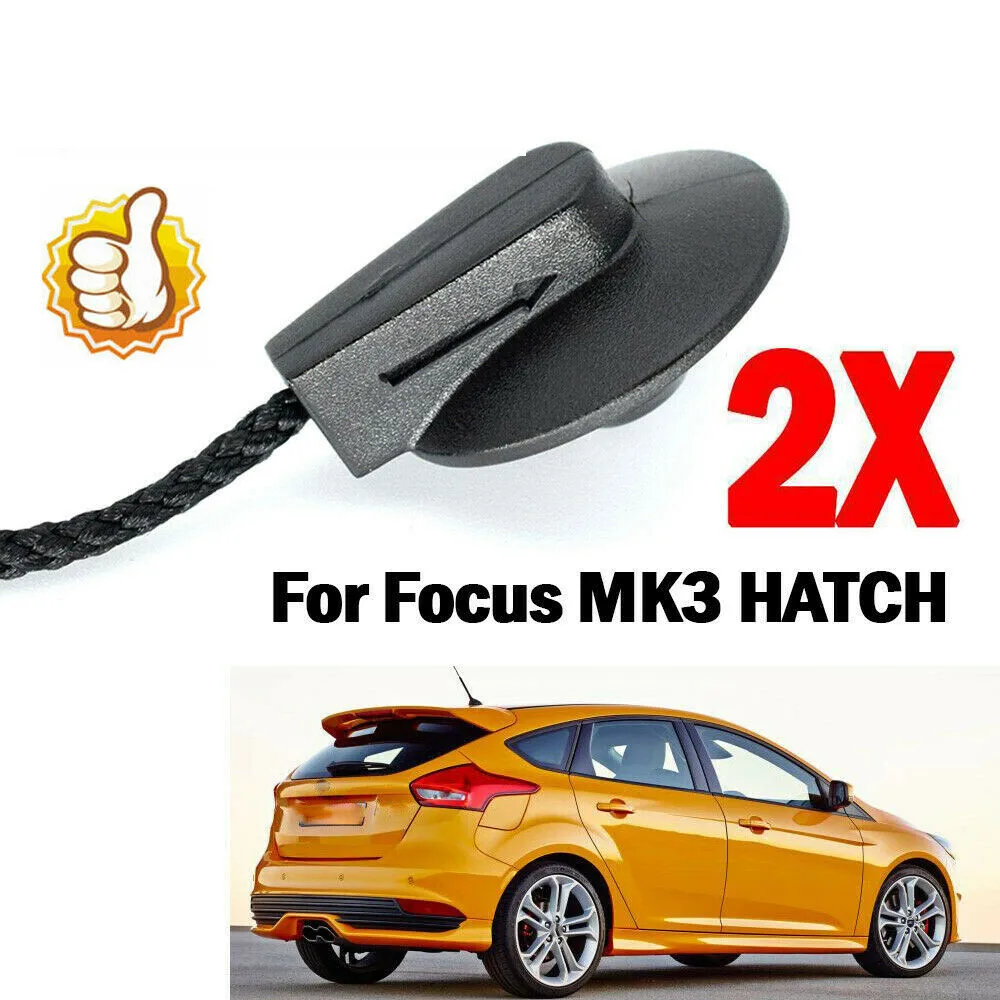 2Pc Hatchback Parcel Shelves Trunk Lid Back Shelf String Holding Strap Rope SmallBall for FORD FOCUS Mk3 PARCEL SHELF STRINGS cargo straps luggage strap cargo tie down strap tie down straps lashing strap bungee straps elastic binding rope trunk elastic belt
